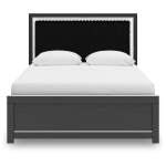 Zuraleus Queen Upholstered Panel Platform Bed - Image 7