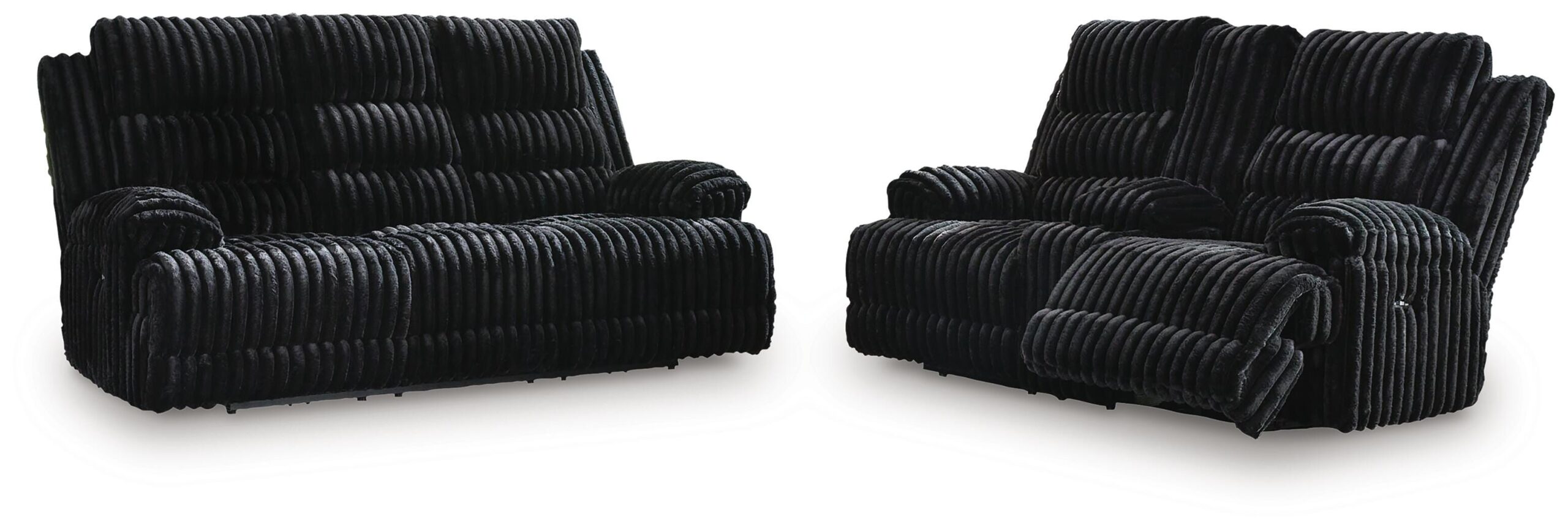 b4b21489b7f05c0bd9643d5fe2e8e7fc Rhines Falls Power Reclining Sofa and Loveseat - Image 1
