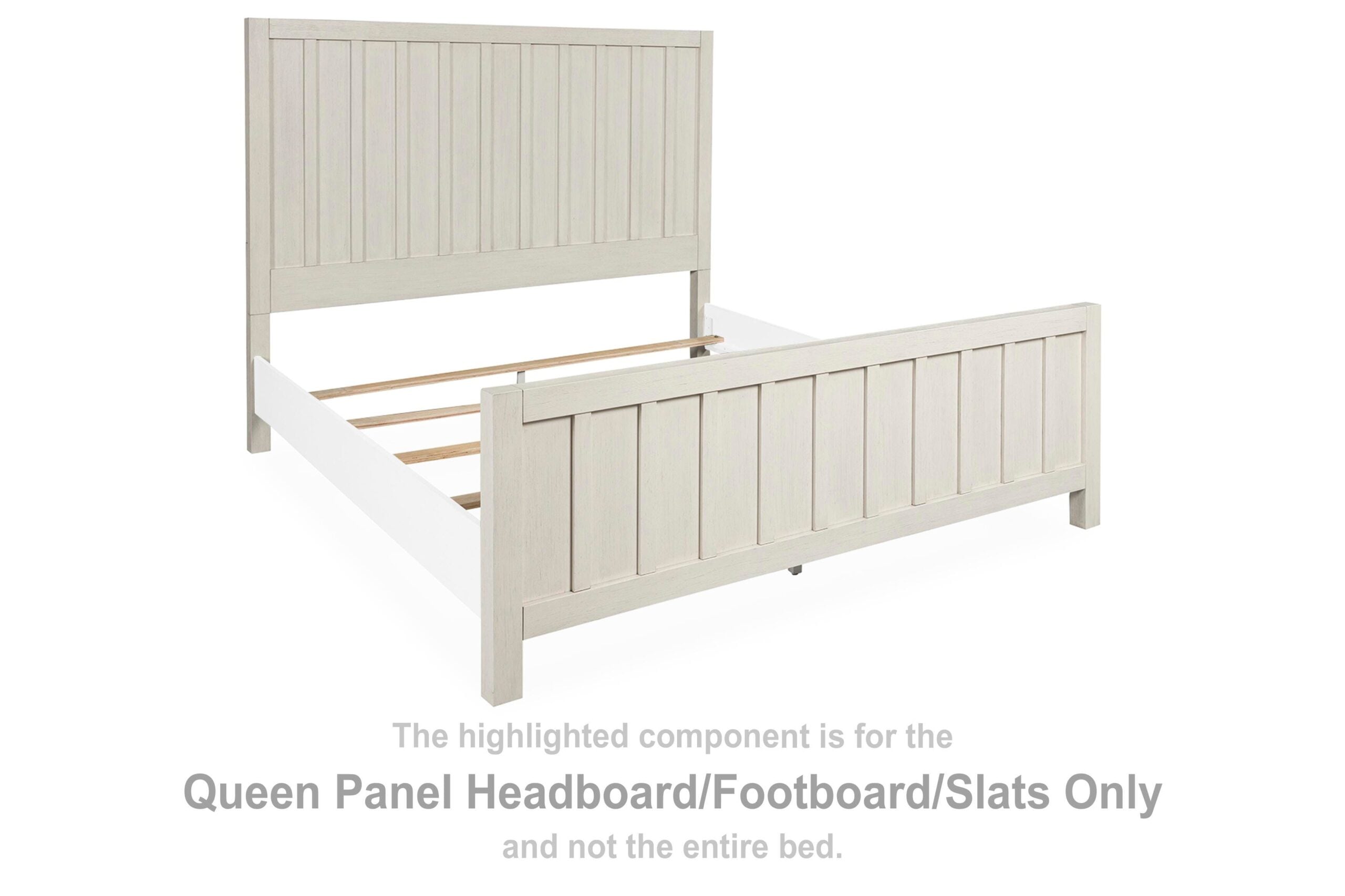 b4dd871c33b24ed9445fadc25f028cce Shaybrock Queen Panel Headboard/Footboard/Slats - Image 1