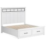Ashbryn King Panel Bed, Dresser, Mirror and 2 Nightstands - Image 12