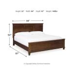 Danabrin King Panel Bed, Dresser, Mirror and Nightstand - Image 28