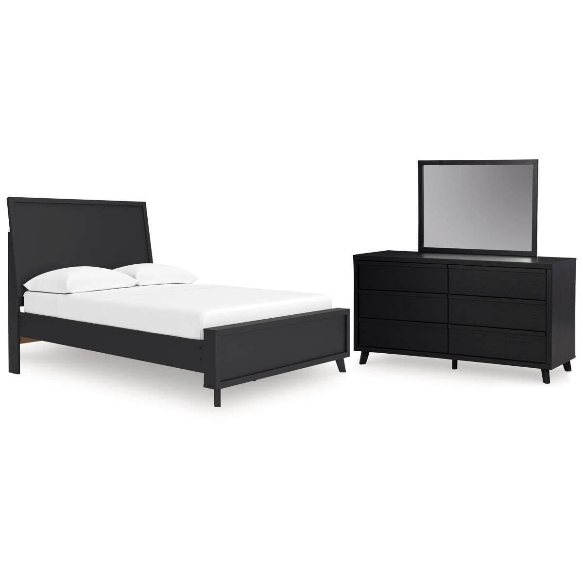 b5471cf2b3684a33b7b27466cf2bc724 Danziar Full Panel Platform Bed, Dresser and Mirror - Image 1