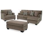 Stonemeade Sofa Chaise, Oversized Chair and Ottoman
