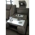 Batavia Pier Reclining Sofa with Drop Down Table - Image 9