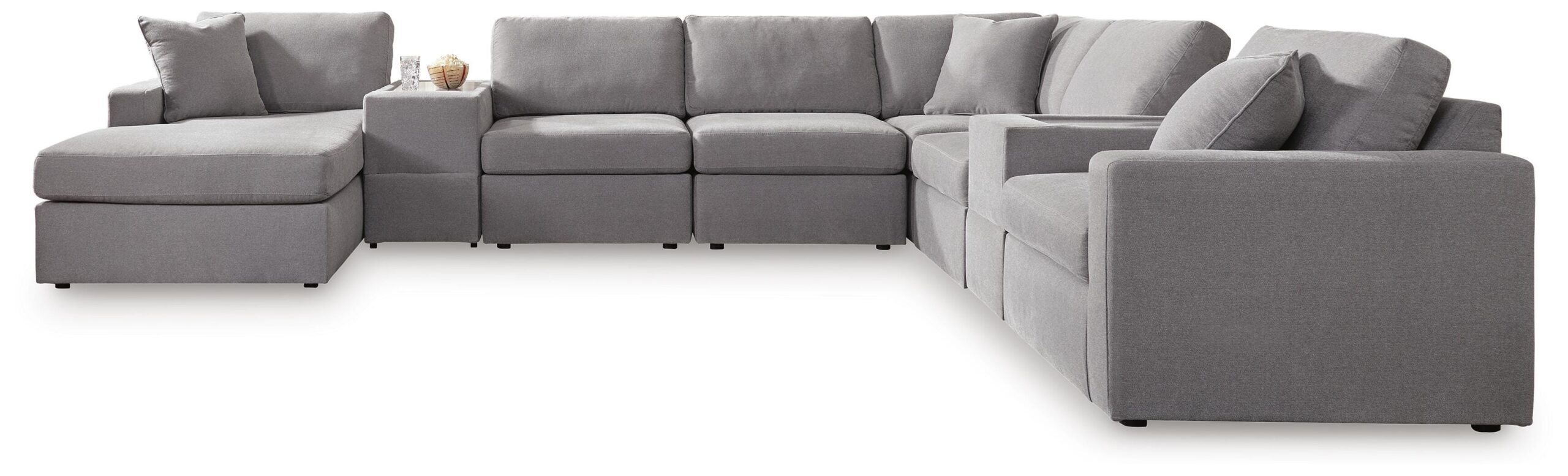 b59e8ab5103c12d1ca4c0e05a19330e4 Modmax 8-Piece Sectional with Chaise - Image 1
