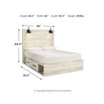 Cambeck Queen Panel Bed with Storage, Chest and Nightstand - Image 17