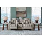 Elevate Edges Reclining Sofa with Drop Down Table - Image 7