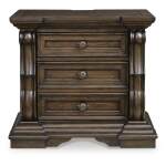 Maylee King Upholstered Bed, Dresser, Mirror, Chest and 2 Nightstands - Image 14