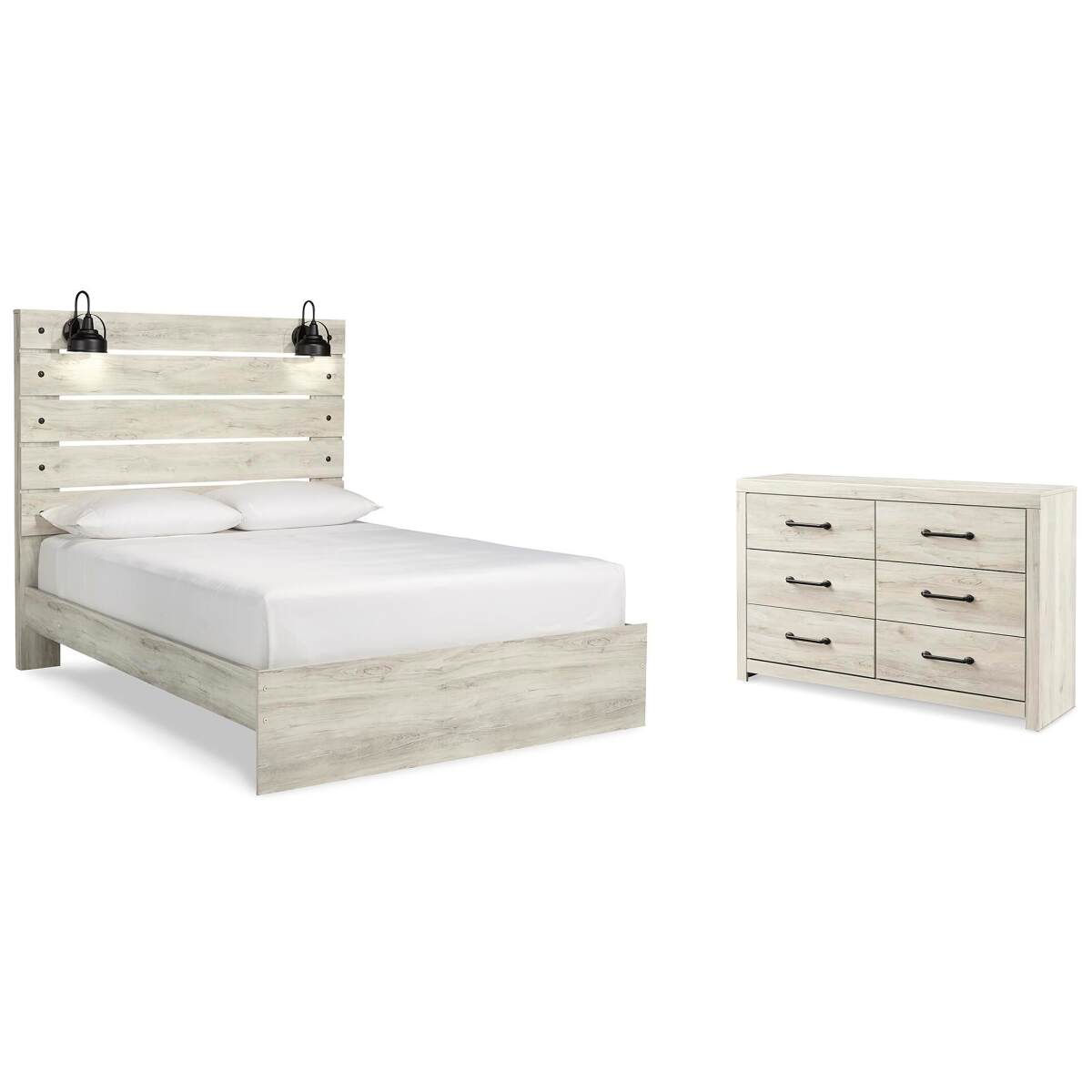 b6c44d2704a0e62fd401831b93b0dc89 Cambeck Queen Panel Bed and Dresser - Image 1