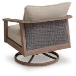 Harmony Headlands Outdoor Swivel Lounge with Cushion - Image 5
