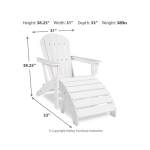 Sundown Treasure Adirondack Chair with End Table - Image 8
