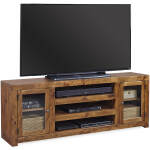 Contemporary Alder 72" Console W/ Doors DL1073-GRY - Image 4