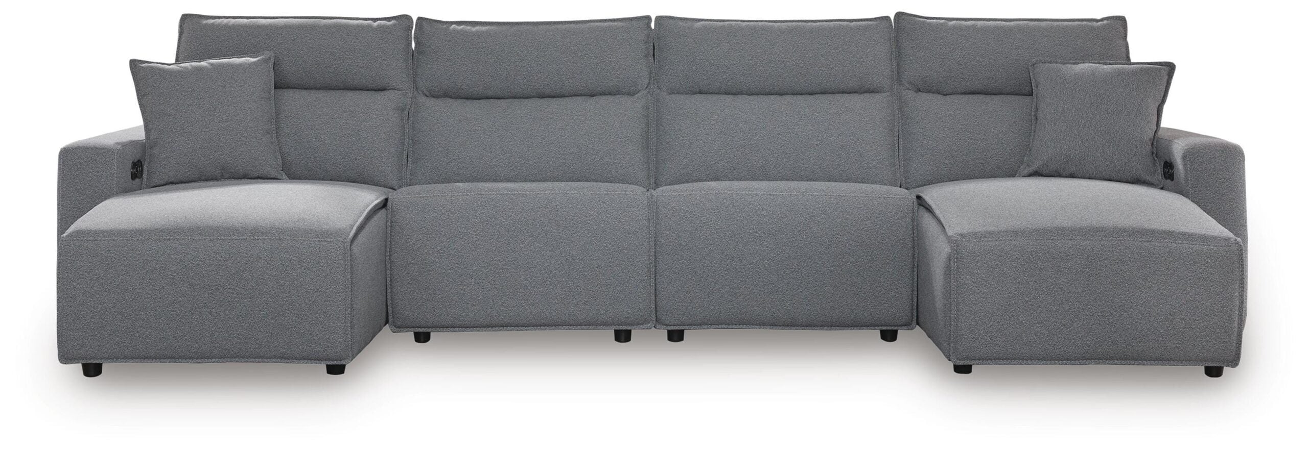 b82367622ddcd89b6cedcfee717376b5 Modmax II 4-Piece Power Reclining Sectional with Chaise - Image 1