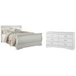 Anarasia Queen Sleigh Bed and Dresser