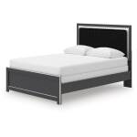 Zuraleus Queen Upholstered Panel Bed, Dresser and Mirror - Image 15