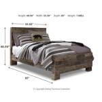 Derekson Full Panel Bed, Dresser and Mirror - Image 5