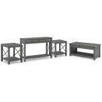 Freedan Lift-top Coffee Table, 2 End Tables and Console