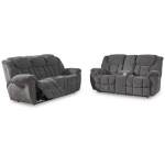 Foreside Reclining Sofa and Loveseat