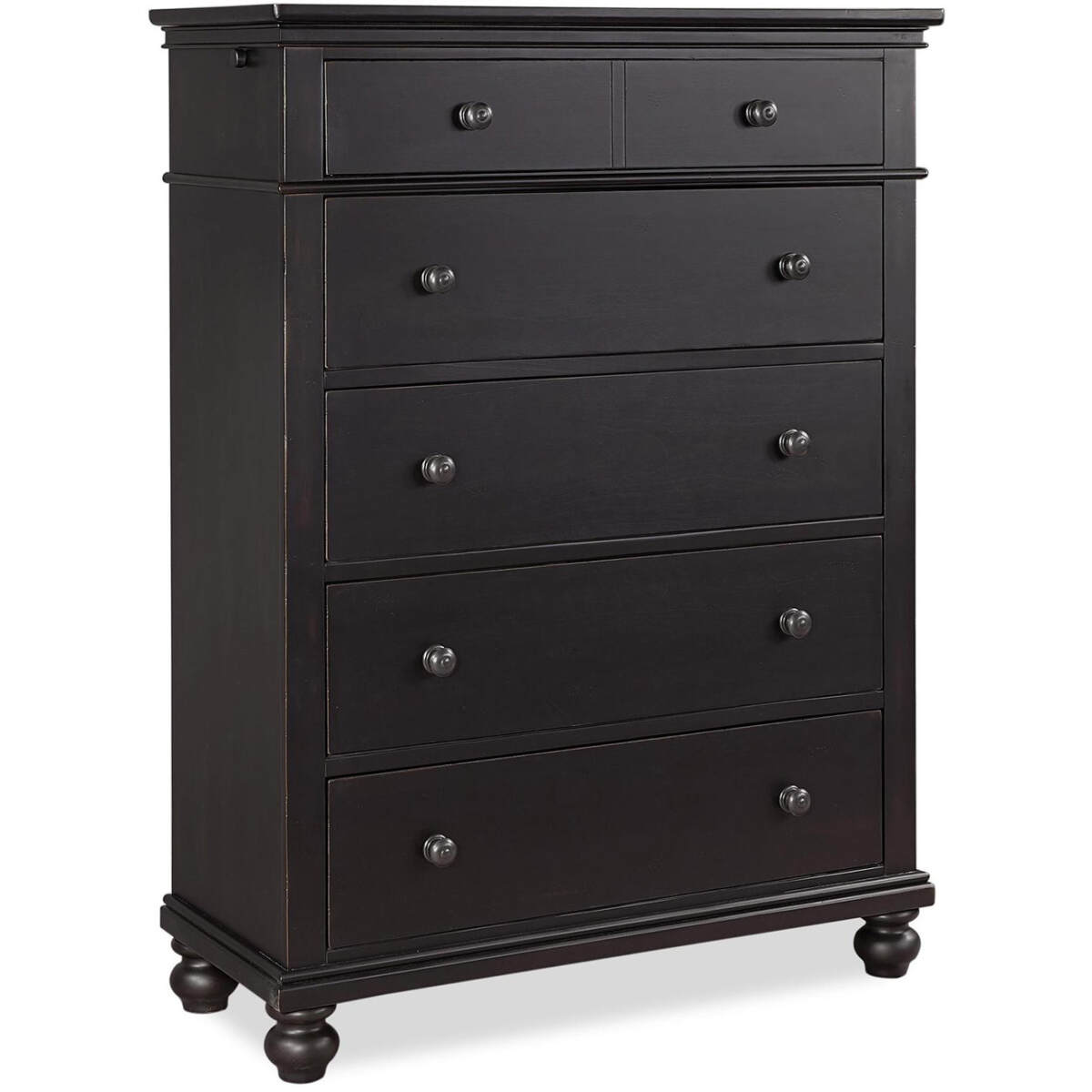 b9cc224c87c518dba868e5ed476b718e Oxford 5 Drawer Chest I07-456-BLK-1 - Image 1