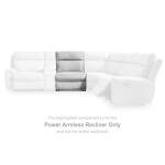 Social Pointe Power Armless Recliner - Image 3