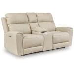 Dahlmoore Power Reclining Loveseat with Console - Image 2