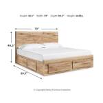 Hyanna King Panel Storage Bed with 1 Under Bed Storage Drawer - Image 8