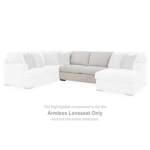 Abbeyline Armless Loveseat - Image 3