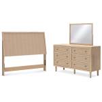 Cielden Queen Panel Headboard, Dresser and Mirror