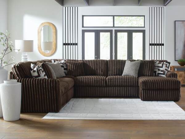 Midnight-Madness 4-Piece Sectional with Chaise - Image 3