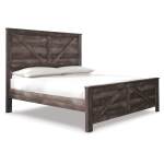 Wynnlow King Crossbuck Panel Bed and Chest - Image 5