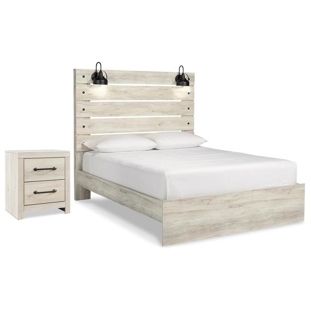 bc3dc672530569c37ba9a92064149f39 Cambeck Queen Panel Bed and 2 Nightstands - Image 1