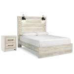 Cambeck Queen Panel Bed and 2 Nightstands