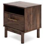 Calverson Queen Panel Platform Bed with Dresser and Nightstand - Image 22