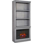 Churchill 74" Fireplace Display Case DR3472F/12-GHT