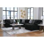Midnight-Madness 4-Piece Sectional with Chaise - Image 5