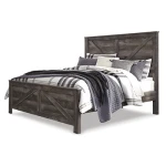 Wynnlow King Crossbuck Panel Bed