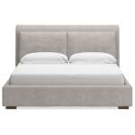 Cabalynn California King Upholstered Bed, Dresser and Mirror - Image 12