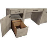 Platinum Credenza And Hutch I251HOGRP2 - Image 6