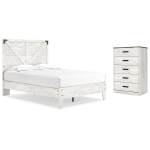 Shawburn Full Panel Bed with Chest