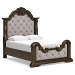 Maylee Queen Upholstered Panel Bed, Dresser and 2 Nightstands - Image 10
