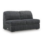 Midnight-Madness Armless Loveseat