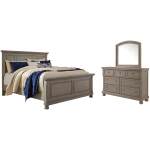 Lettner Queen Panel Bed, Dresser and Mirror