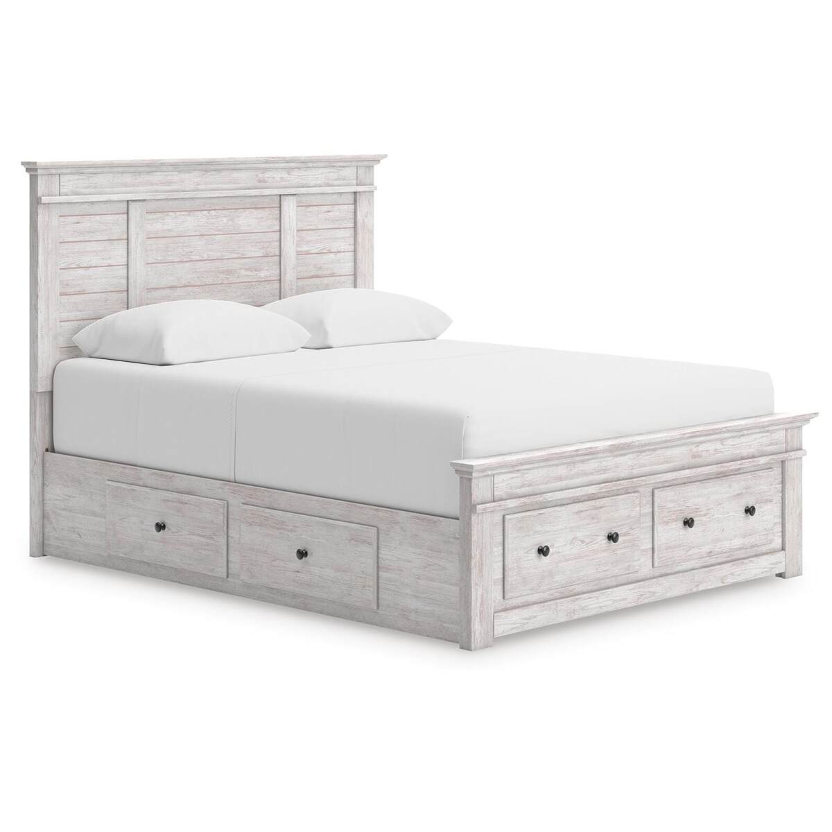 befb68c006984b2f17947fec8b028d6f Makidern Queen Panel Storage Bed - Image 1