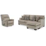 Stonemeade Sofa Chaise and Recliner