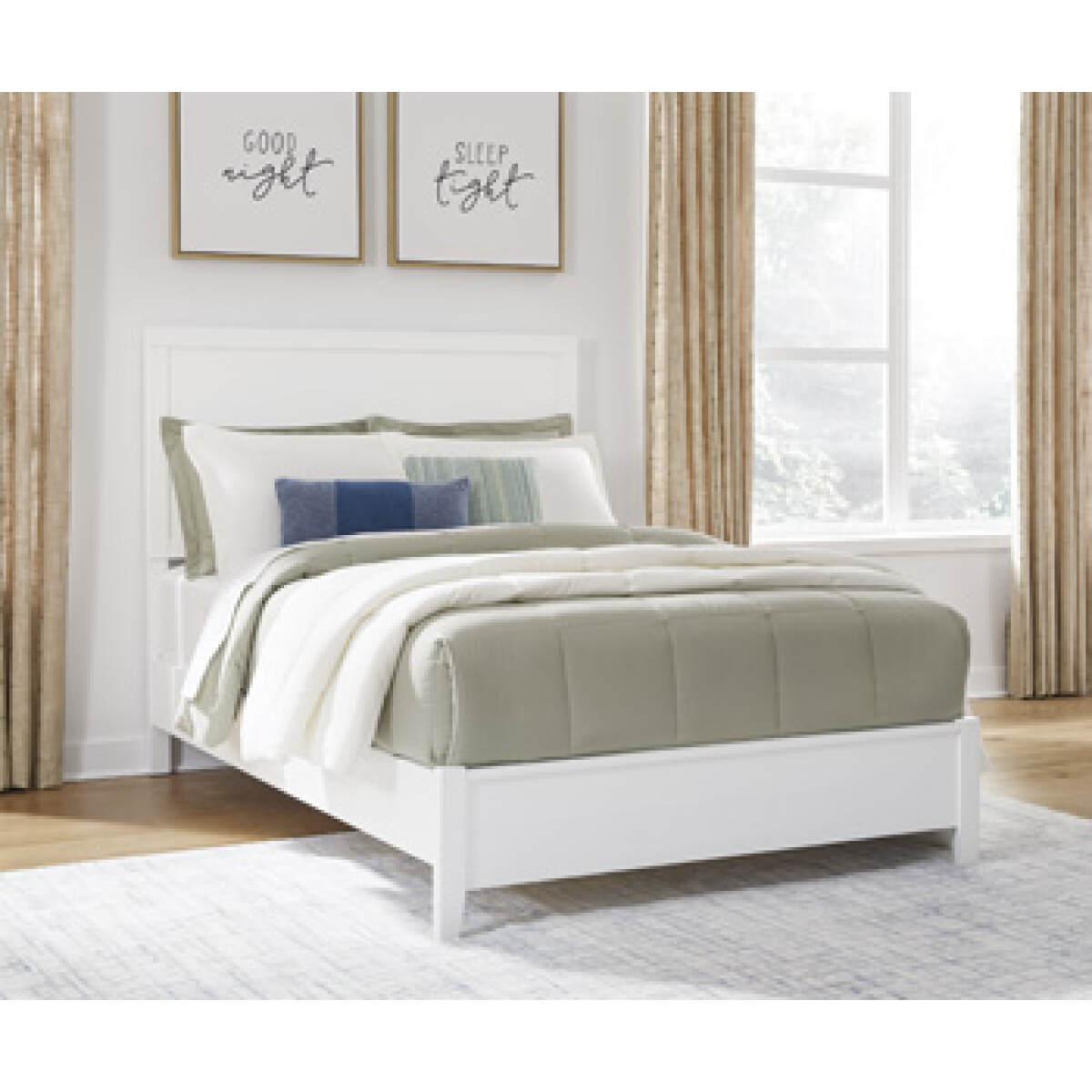 bf2c5e1d07d842c0c2eb2db8c475d853 Binterglen Full Panel Headboard/Footboard and Slats - Image 1