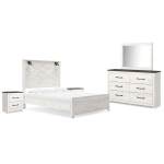 Gerridan Queen Panel Bed, Dresser, Mirror, and 2 Nightstands - Image 2