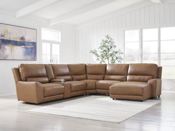 DeepWakes 6-Piece Power Reclining Sectional with Chaise - Image 3