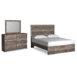Ralinksi Queen Panel Bed, Dresser and Mirror