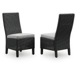 Beachcroft Outdoor Side Chair with Cushion (Set of 2) - Image 2