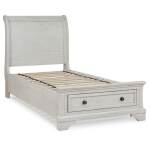 Robbinsdale Twin Sleigh Storage Bed, Dresser and Mirror - Image 6